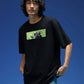 Marvel Mysterio Black Oversized Printed T-shirt